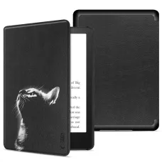 TECH-PROTECT SMARTCASE KINDLE 11 / 12 2022 / 2024 FEKETE MACSKA tok