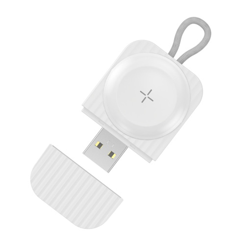 Rock Indukciós töltő W26 - Type C - Apple Watch-hoz 2,5W fehér