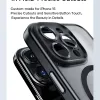 Rock Guard Touch Matte Series Mágneses tok iPhone 15-höz fekete tok - 0. kép