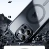 Rock Guard Touch Matte Series Mágneses tok iPhone 15-höz fekete tok - 3. kép