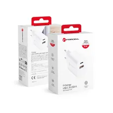 FORCELL F-ENERGY TFK-TC-35WPD utazó töltő Type C + USB A PD QC4.0 3A 35W fehér