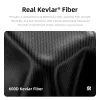 Rock Ultra Vékony Aramid Szál Kevlar 600D iPhone 16 Pro Max tok fekete - 4. kép