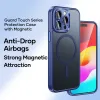 Rock Guard Touch Matte sorozat mágneses tok iPhone 16 Pro fekete tok - 1. kép