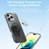Rock Matt Széria Mágneses Tok Iphone 16 arany tok - 3. kép