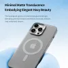 Rock Matt Széria Mágneses Tok Iphone 16 arany tok - 4. kép