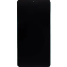 LCD kijelző + Érintőképernyő + Előlapi borító Samsung S901B Galaxy S22 Zöld (Szervíz csomag)