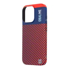 OBAL:ME Flossy Stripes tok Apple iPhone 16 Pro Blue/Red