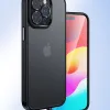 Rock Guard Touch Matte Series iPhone 15 tok fekete - 3. kép