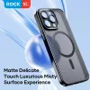 Rock Guard Touch Matte sorozat mágneses tok iPhone 15 Pro Max szürke tok - 2. kép