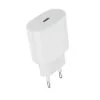 Rock hálózati töltő T18 Sugar Cube sorozat GaN - Type C - QC 3.0 PD 20W Type C - Lightning kábellel fehér - 0. kép