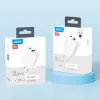 Rock fali töltő T43 - USB + Type C - QC 3.0 PD 20W 3A fehér - 2. kép