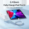 Rock kábel R6 - Type C to Type C - PD 100W 5A 2 méter fehér - 3. kép