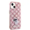 Karl Lagerfeld Monogram Choupette tok iPhone 15 - rózsaszín - 2. kép