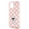 Karl Lagerfeld Monogram Choupette tok iPhone 15 - rózsaszín - 4. kép