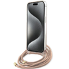 Guess Crossbody Cord 4G Print tok iPhone 15 Pro - rózsaszín - 2. kép