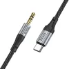 HOCO kábel AUX Type C (APA) - Jack 3,5 mm (APA) UPA26 1 m fekete - 0. kép