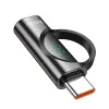 HOCO adapter Type C (férfi) to Lightning (női) digitális kijelzővel 3A 60W UA32A fekete - 3. kép