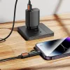 HOCO adapter Lightning (férfi) Type C (női) digitális kijelzővel 2,4A 27W UA32B fekete - 1. kép