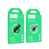 HOCO adapter Type C (hím) - Lightning (női) digitális kijelzővel 3A 60W UA32A ezüst - 1. kép