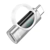 HOCO adapter Type C (hím) - Lightning (női) digitális kijelzővel 3A 60W UA32A ezüst - 4. kép