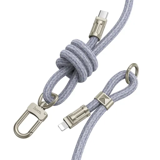 HOCO nyakpánt alakú kábel Type C to Lightning PD 20W GH7 1,8 m denim kék