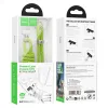 HOCO nyakpánt formájú kábel Type C - Lightning PD 20W GH7 1,8 m fluoreszkáló zöld - 1. kép