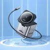 HOCO adapter HUB 9 az 1-ben Type C vezeték nélküli töltővel HB49 fém szürke - 0. kép