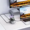 HOCO adapter HUB 9 az 1-ben Type C vezeték nélküli töltővel HB49 fém szürke - 2. kép