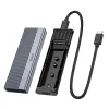 HOCO adapter HUB Type C SSD lemezhez USB3.2 / 10GBps HB47A fém szürke - 2. kép