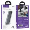 HOCO adapter HUB Type C SSD lemezhez USB3.2 / 10GBps HB47A fém szürke - 3. kép