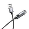 HOCO cigarettagyújtó USB A UA30 0,3 m fekete, - 3. kép