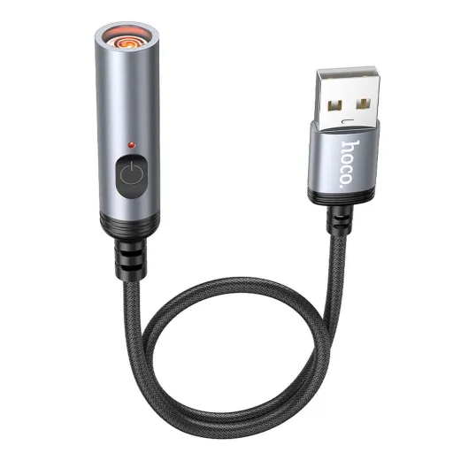 HOCO cigarettagyújtó USB A UA30 0,3 m fekete,