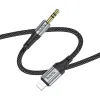 HOCO AUX kábel Lightning (férfi) Jack 3,5 mm (férfi) UPA26 1 m fekete - 2. kép