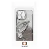 Tel Protect Butterfly Water tok iPhone 14 Pro Max ezüst tok - 4. kép