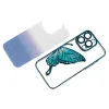 Tel Protect Butterfly Water tok iPhone 14 Pro blue - 1. kép