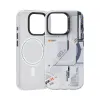 Benks Magnetic Mecha Series tok iPhone 16 Pro Max fehér - 0. kép