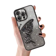 Tel Protect Butterfly Water tok iPhone 15 Pro fekete