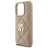 DKNY Quilted Stack Logo iPhone 15 Pro Max tok - Bézs - 4. kép