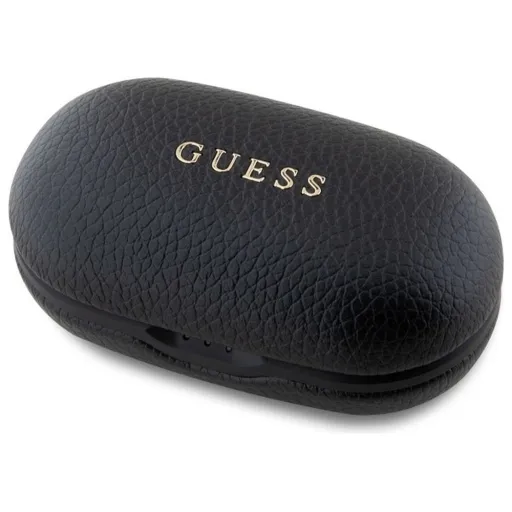 GUESS vezeték nélküli fülhallgató Bluetooth TWS ENC GUTWSPGTSPSK (PU Grainee Classic Logo) fekete