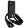 BMW M Edition Carbon Stripe & Strap iPhone 16 Plus tok - Fekete - 1. kép