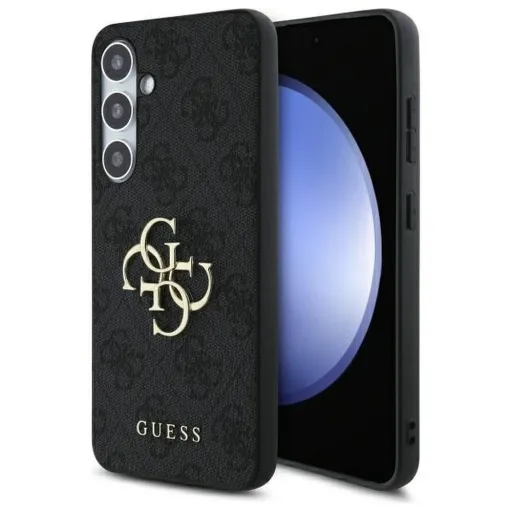 GUESS tok Samsung Galaxy S24 FE GUHCS24FE4GMGGR (HC PU 4G Big Metal Logo) szürke tok