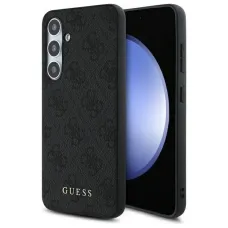 GUESS tok Samsung Galaxy S24 FE GUHCS24FEG4GFGR (HC PU 4G Metal Logo) szürke tok