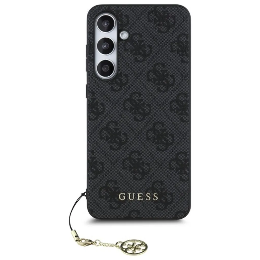 GUESS tok SAMSUNG S24 FE GUHCS24FEGF4GGR (HC PU 4G Charm) szürke tok - 8