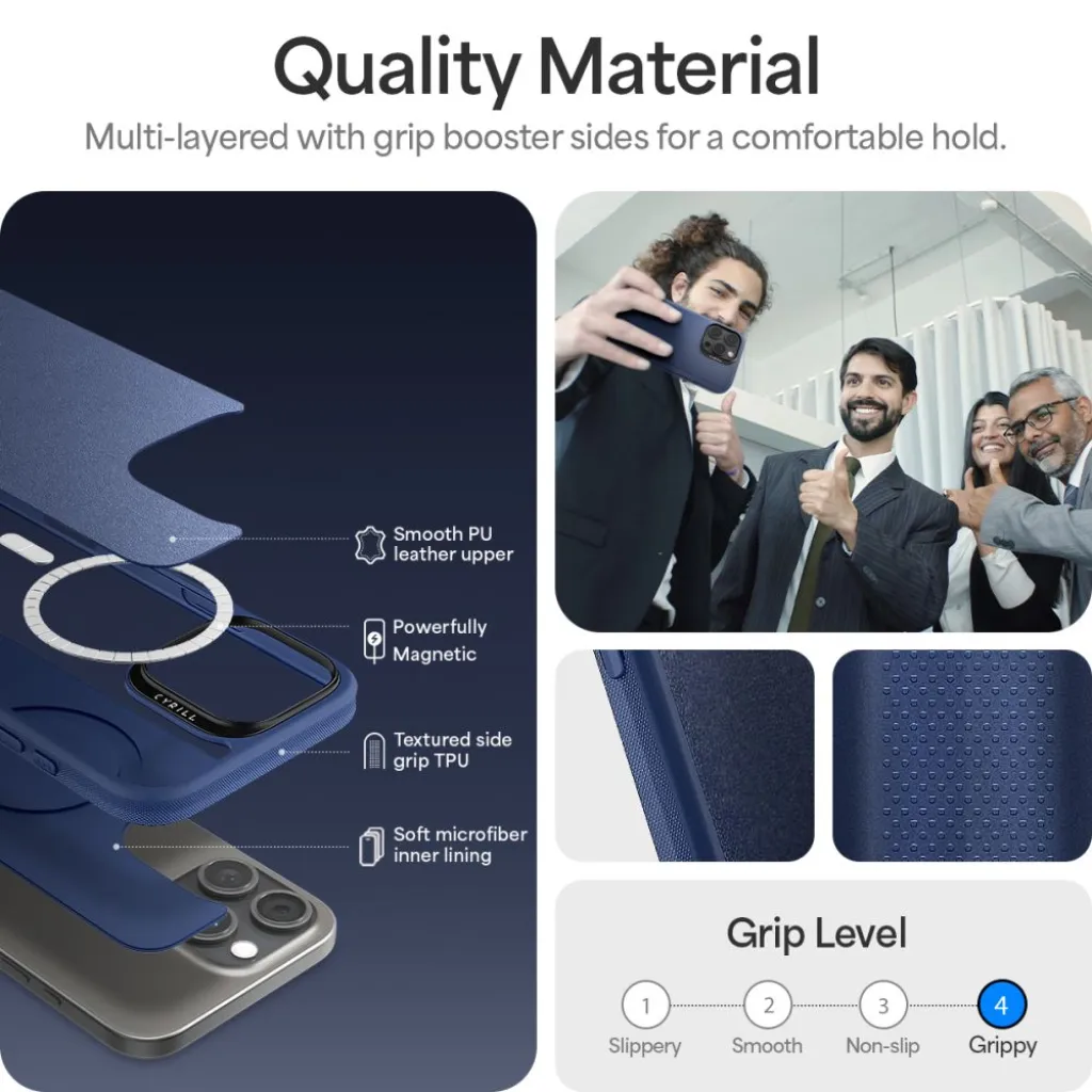  iPhone 16 Pro Max Tengerészkék Spigen Cyrill Kajuk Mag Magsafe tok - 11