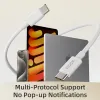 Rock Cable P8 Basic sorozat - Type C to Type C - PD 60W 3A 1 méter fehér - 2. kép