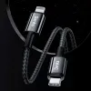 Benks Cable D43 - Type C - Lightning - PD 27W 3A 1,2 méter fekete - 0. kép