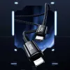 Benks Cable D43 - Type C - Lightning - PD 27W 3A 1,2 méter fekete - 2. kép