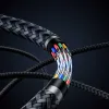 Benks Cable D43 - Type C - Lightning - PD 27W 3A 1,2 méter fekete - 3. kép