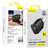 Blavec fali töltő BC2 - USB + Type C - QC 3.0 PD 20W (TCBC2-UCB20) fekete - 0. kép