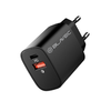 Blavec fali töltő BC2 - USB + Type C - QC 3.0 PD 20W (TCBC2-UCB20) fekete - 1. kép